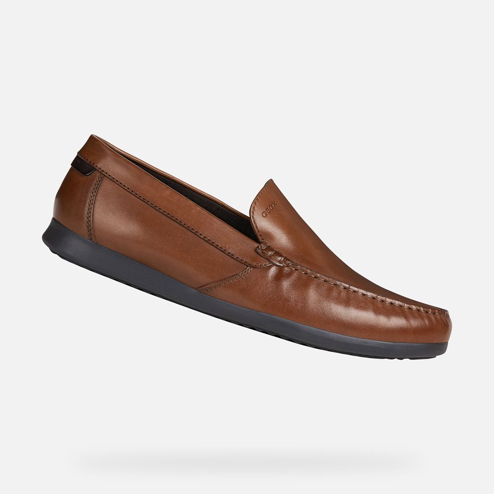 Geox Loafers Brown Sile - Geox Mens Shoes - OHTBEW376